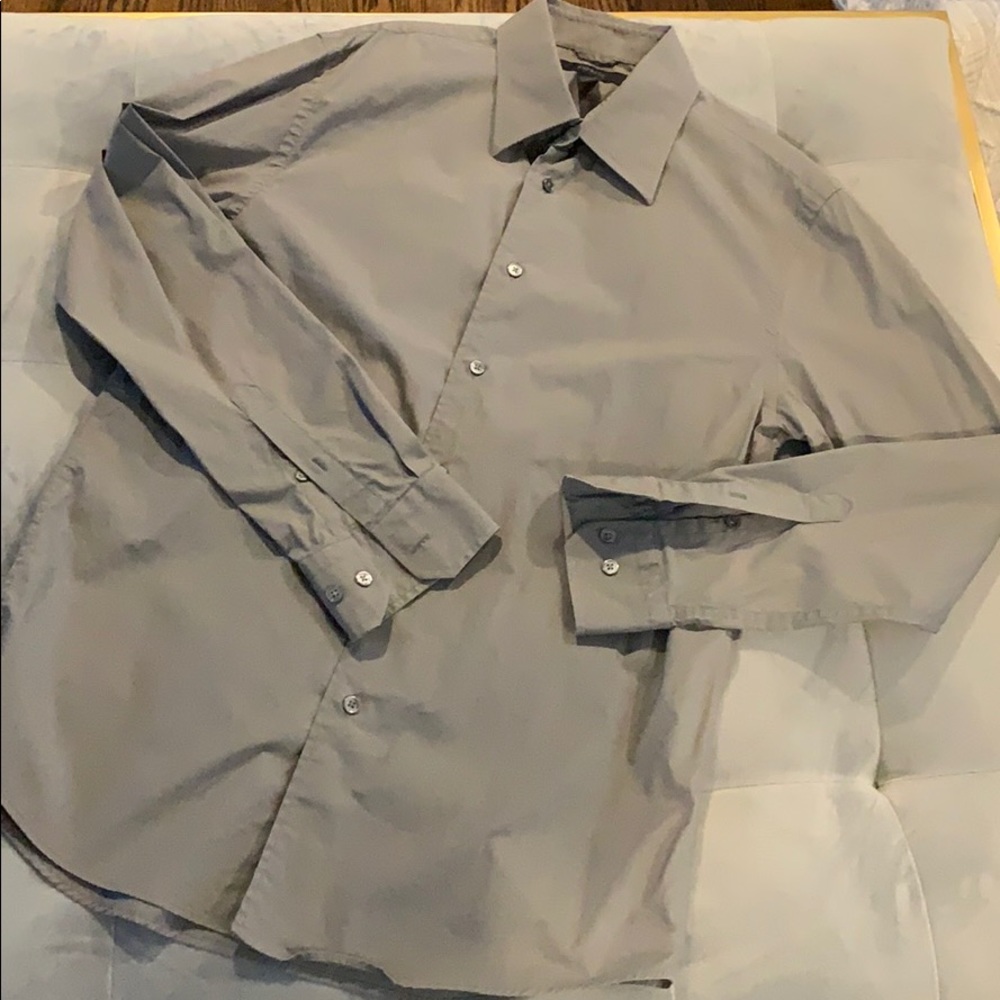 Express Modern Fit Stretch Grey Gray Medium